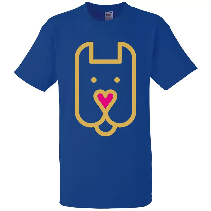 Navy Aviform Animal Tshirt Dog Logo
